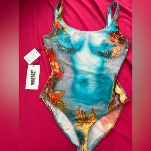 JEAN PAUL GAULTIER
Printed Body Flowers Swimsuit